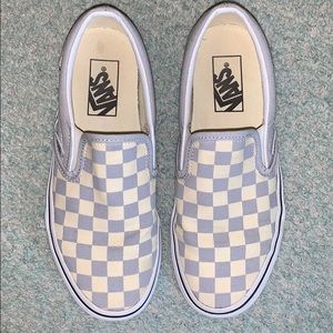Gray Dawn Checkered Vans